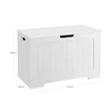 Songmics Vasagle Balta MDF skrynia