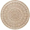 Songmics Apvalus kilimas 120 cm boho stilius