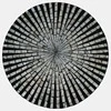 Av1730-28B Staliukas apvalus Avola Juodas Multi