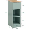 Šoninis stalas, SoBuy FBT111-GR, 20x35x61 cm