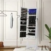Songmics Fantastiška juvelyrinių dirbinių spintelė su LED