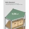 Songmics Kampinė lentyna atlaiko iki 875 kg apkrovą sidabro ir natūralios smėlio spalvos