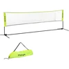 SPORTNOW badmintono tinklo rinkinys, sulankstomas teniso tinklas, reguliuojamo aukščio (103/120/155 cm), skirtas vidaus ir lauko erdvėms, tinklinio tinklas su krepšiu transportavimui, metalas, poliesteris, geltonas