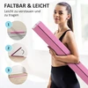 SPORTNOW 236 cm sulankstomas balanso buomas, nešiojamas gimnastikos buomas, neslystantis, iki 80 kg, vaikams nuo 3 metų, vidaus ir lauko naudojimui, šviesiai raudona