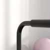 Sportnow "HOMCOM Dip Bar Bars" 2 neslystančių "Dip Station" 80-100 cm aukščio reguliuojamų fitneso paralelių rinkinys raumenų treniruotėms ir jėgos treniruotėms Plieninė juoda