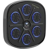 SPORTNOW Music Boxing Machine, elektroninis "Bluetooth" bokso treniruoklis su LED lemputėmis, muzika, sieninis bokso taikinys suaugusiesiems, pratimai namuose, juodas
