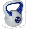 SPORTNOW Kettlebell 12 kg, grindų nebraižantis svarmuo jėgos treniruotėms ir fitnesui, mėlynas
