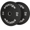 SPORTNOW svorių rinkinys, 2 x 10 kg, svorių diskų rinkinys, svoriai 5 cm grifui, Ø 50 mm kiaurymė, juoda