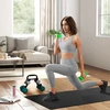 SPORTNOW hantelių rinkinys, 6 vienetai su sulankstomu stovu, 2 x 1kg, 2 x 3kg, 2 x 5kg hanteliai, skirti fitnesui, gimnastikai, namams