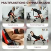 SPORTNOW svarmenų suolas, universalus treniruoklių suolas, reguliuojamas, sulankstomos konstrukcijos, skirtas bicepsų lenkimams, štangai, plienas, iki 120 kg, 103 x 65 x 67-98 cm, juodas