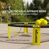 SPORTNOW Roundnet rinkinio žaidimas su tinkleliu, 3 kamuoliais, transportavimo krepšiu, kamuolio pompa, Spikeball rinkiniu sodui, paplūdimiui, parkui, viduje