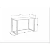 Asir Kalune Design Darbo stalas Kane - Juodas, Oak