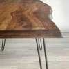 Stalas, Avola, 200 cm, Juodas Riešutas