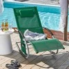 SoBuy OGS28-WD sodo gultas, supama kėdė, poilsio kėdė, lauko baldai