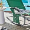 SoBuy OGS28-WD sodo gultas, supama kėdė, poilsio kėdė, lauko baldai
