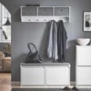 Sobuy Suoliukas su pagalvėle, batų dėžė suolo tipo, FSR98-XL-W