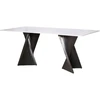 Stalas, Modig, 180 cm, Baltas