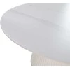 Ovalus valgomojo stalas, Modig, 120 cm, baltas