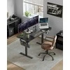 Songmics Reguliuojamo aukščio elektrinis stalas 60 x 140 x (72-120) cm