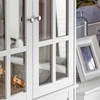 Sobuy Virtuvės spintelė Vitrina Daugiafunkcinė spintelė FSB76-W