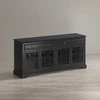 Av275-9 Komoda 4D/2S Avola Antique Juodas