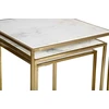 Stalo rinkinys, Avola, 35.5x35.5x56 cm, 40.5x40.5x61 cm, 46x46x66 cm, Auksinis