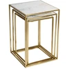 Stalo rinkinys, Avola, 35.5x35.5x56 cm, 40.5x40.5x61 cm, 46x46x66 cm, Auksinis