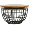 Stalo Rinkinys, Avola, 66x66x40.5 cm, 76x76x48.5 cm, Juoda