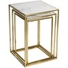 Stalo rinkinys, Avola, 35.5x35.5x56 cm, 40.5x40.5x61 cm, 46x46x66 cm, Auksinis