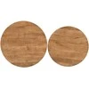 Stalo Rinkinys, Avola, 66x66x40.5 cm, 76x76x48.5 cm, Juoda