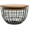 Stalo Rinkinys, Avola, 66x66x40.5 cm, 76x76x48.5 cm, Juoda