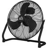 HOMCOM stalinis ventiliatorius, elektrinis ventiliatorius su 3 greičiais, 120° reguliuojamu kampu namams, biurui, miegamajam, juodas