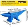 Vevor Plieninis kalvis 40 kg anvilis
