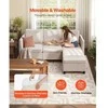 VEVOR Modulinė sofa lova su paslėpta saugykla