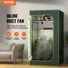 Vevor 20 cm ortakio ventiliatorius su keičiamu greičiu