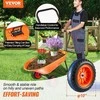 Vevor Dvivietė sodo karutis su vežimėliu 180 kg