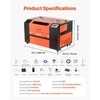 Vevor 50W CO2 lazerinis graviruoklis