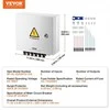 Vevor Saulės PV kombinerio dėžė 6 įvestys IP65