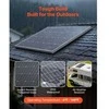 Vevor 4 vnt. 100W monokristaliniai saulės moduliai