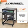 Vevor 12U atviras serverio stovas su reguliuojamu gyliu