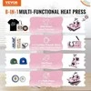 Vevor Šilumos presas su puodelių presu ir priedais