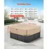 Vevor Lauko jacuzzi dangtis 2413x2413x508 mm rudas