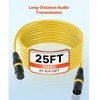 Vevor 7,62 m XLR mikrofono kabeliai, 4 vnt