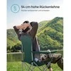 Songmics Campingstuhl 2er Set mit Getränkehalter dunkelgrün