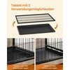 Songmics Feandrea Šuns narvas su nuimamu dėklu