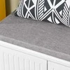 Sobuy Suolas, 100x35x42 cm, su pagalve, MDF ir metalas, iki 181 kg