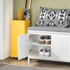 Sobuy Suolas, 100x35x42 cm, su pagalve, MDF ir metalas, iki 181 kg