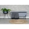 None Hallway bench Watford. light pilka. 36.5x95x46cm