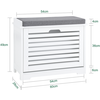 Suoli, SoBuy FSR184-K-W, 29x49x60 cm