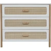 Theobebe Kumščio spintelė, Oceania Rattan Cannes, 0,9x0,52x0,86 m, Balta